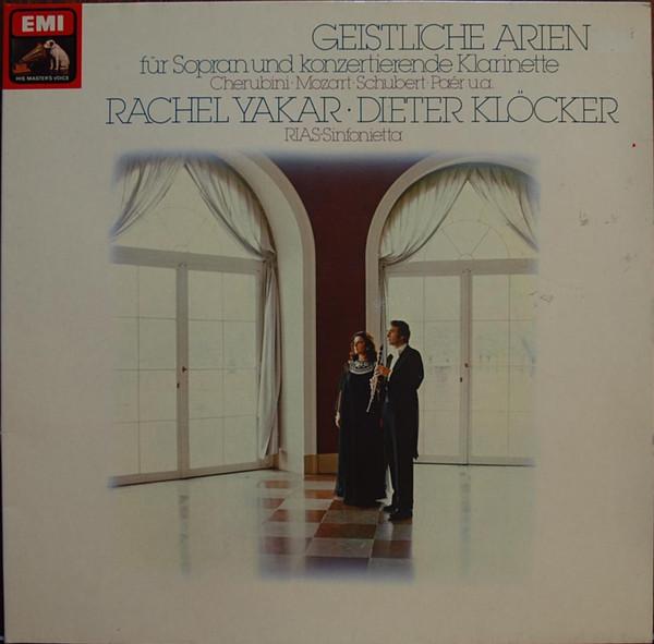 Album cover art for Geistliche Arien für Sopran und Konzertierende Klarinette