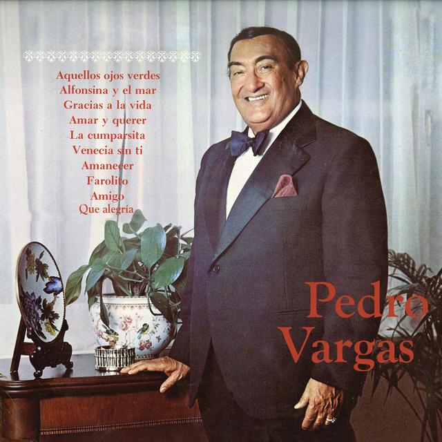 Album cover art for Pedro Vargas