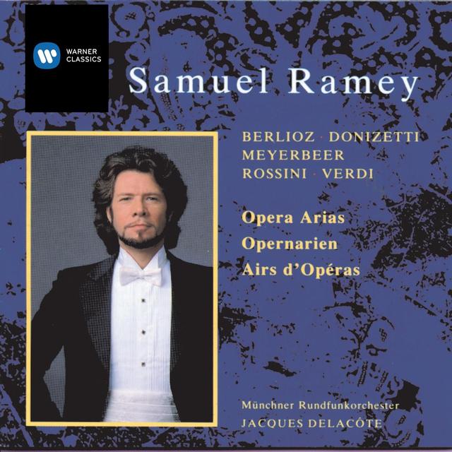 Album cover art for Operatic Arias - Samuel Ramey, Delacote