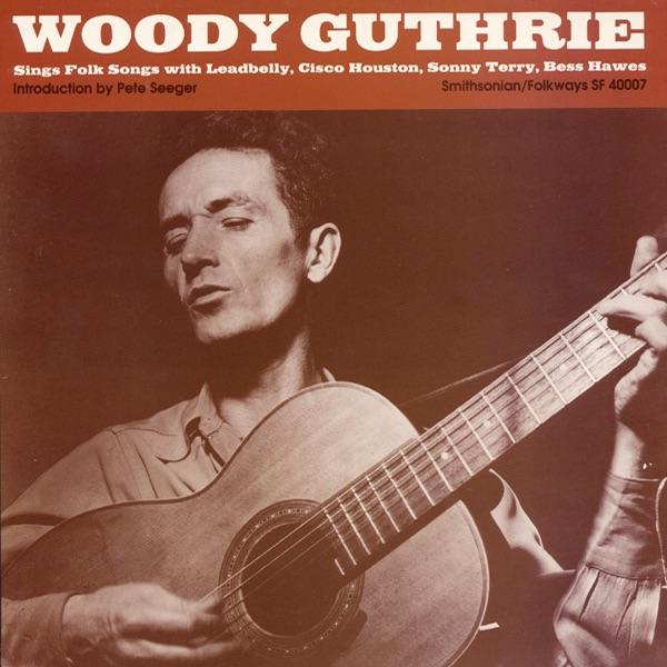 Album cover art for Woody Guthrie Sings Folk Songs, Vol. 2