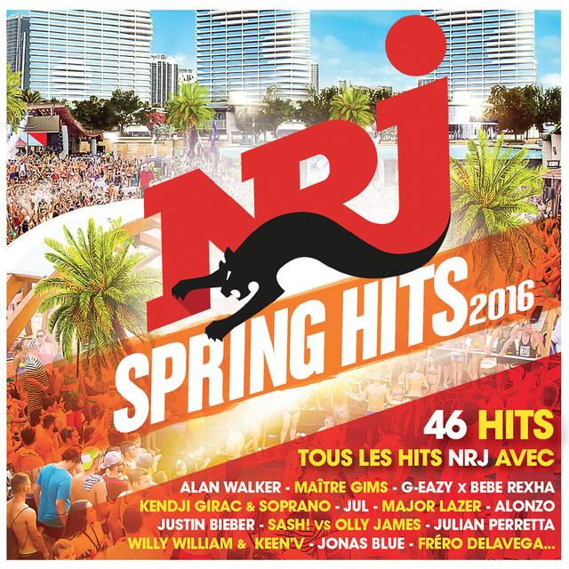 Album cover art for NRJ Spring Hits 2016