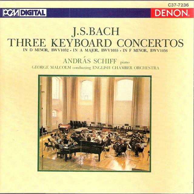 Album cover art for Bach: Three Keyboard Concertos