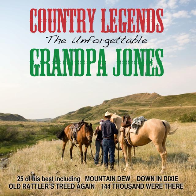 Album cover art for The Unforgettable Grandpa Jones