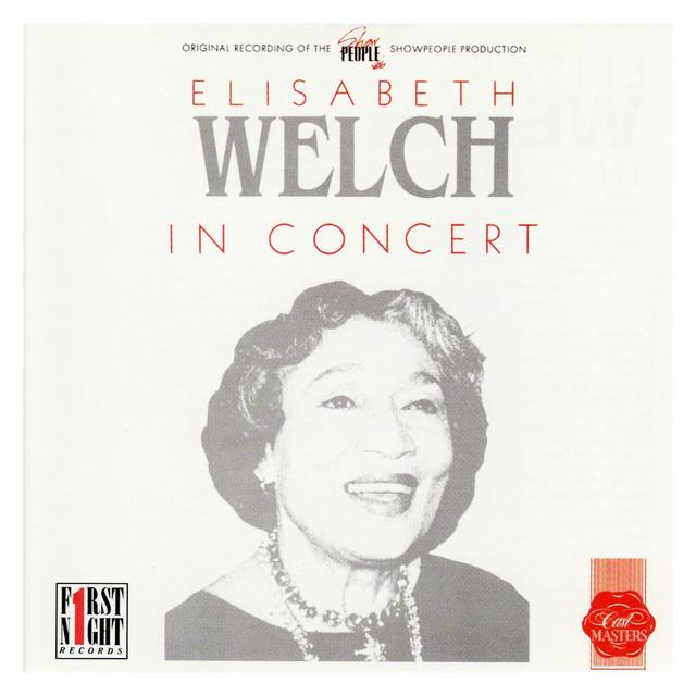 Album cover art for Elisabeth Welch In Concert