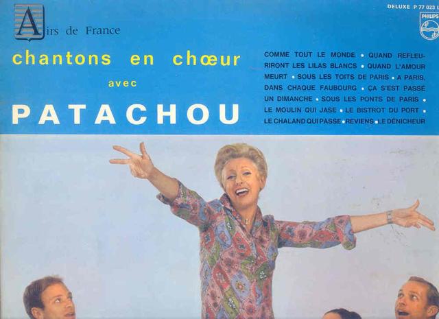 Album cover art for Chantons En Choeur Avec Patachou