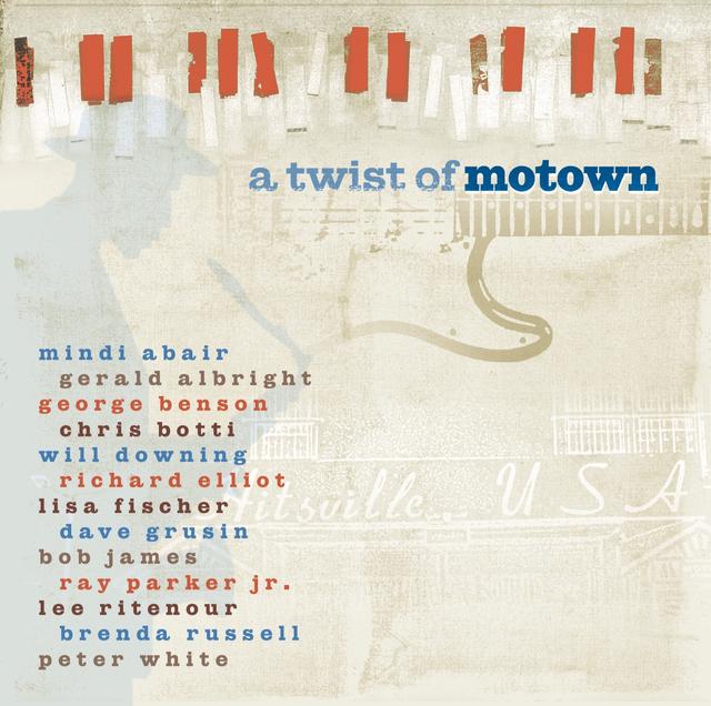 Album cover art for Twist Of Motown