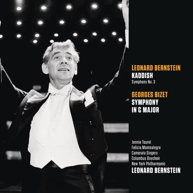 Album cover art for Bernstein: Kaddish - Symphony No. 3; Bizet: Symphony In C Major