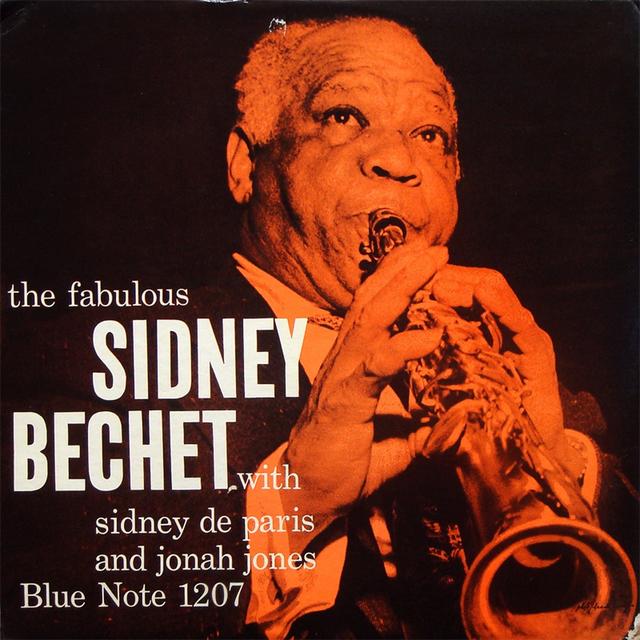 Album cover art for The Fabulous Sidney Bechet