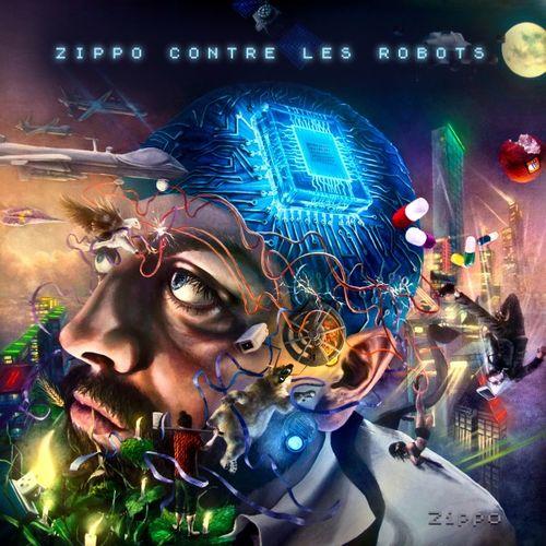 Album cover art for Zippo contre les robots