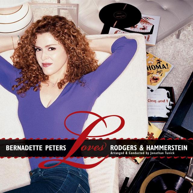 Album cover art for Bernadette Peters Loves Roders & Hammerstein