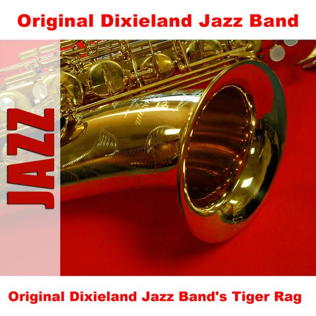 Album cover art for Original Dixieland Jazz Band's Tiger Rag