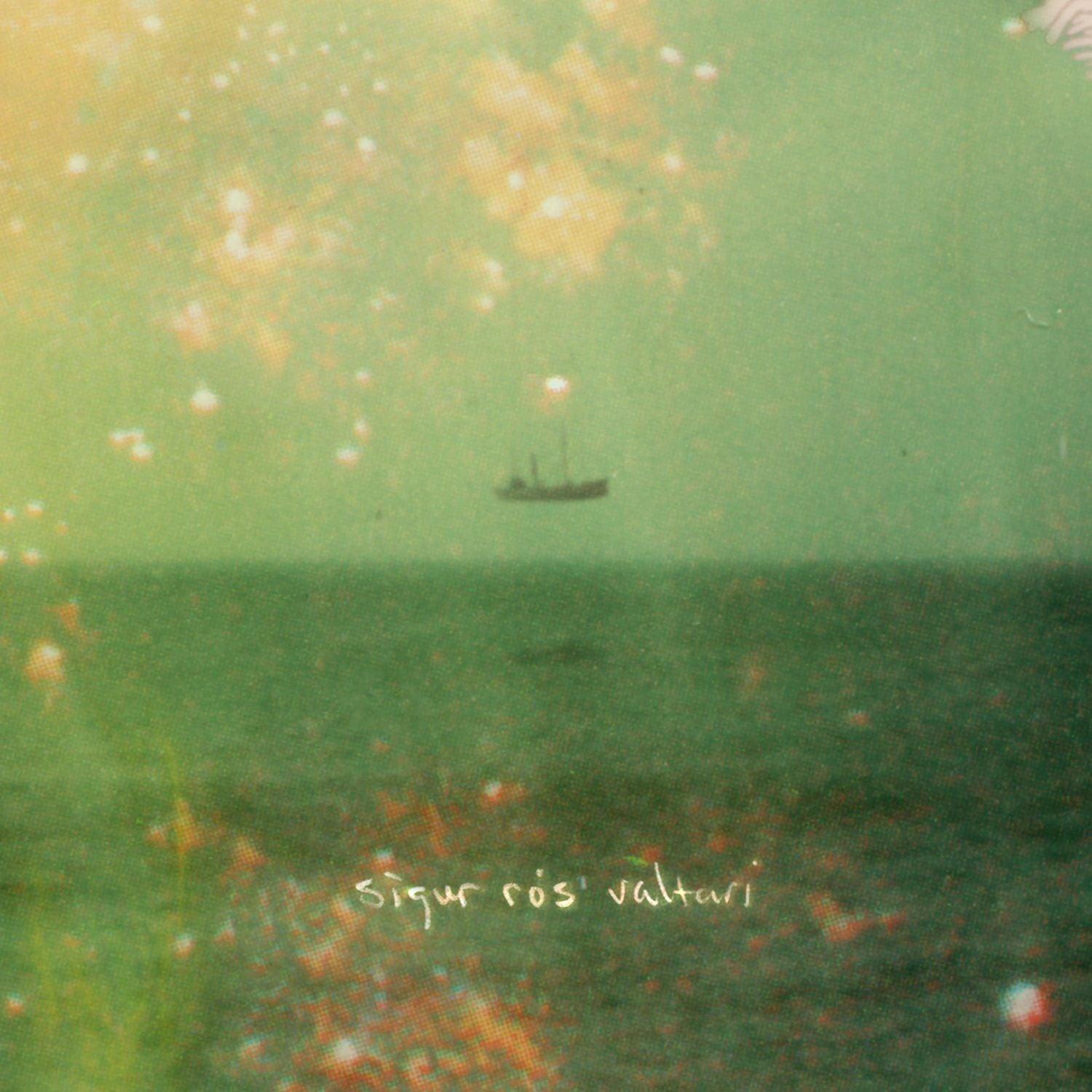 Lyric cover art as blurred background