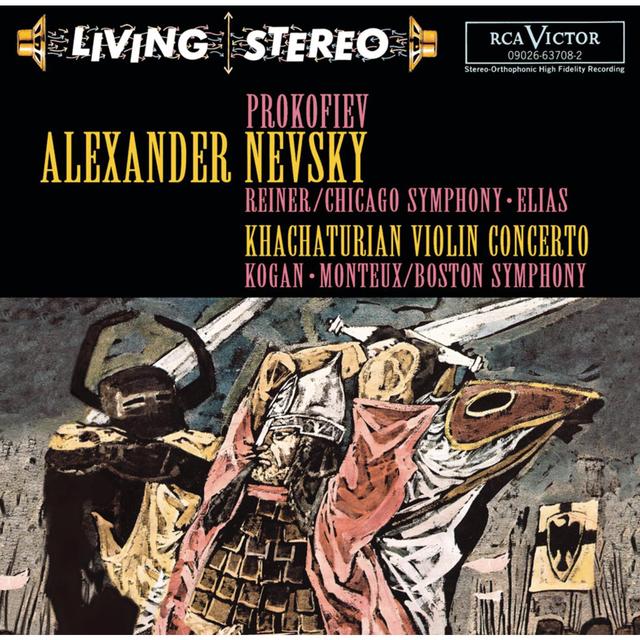 Album cover art for Prokofiev: Alexander Nevsky; Khachaturian: Violin Concerto