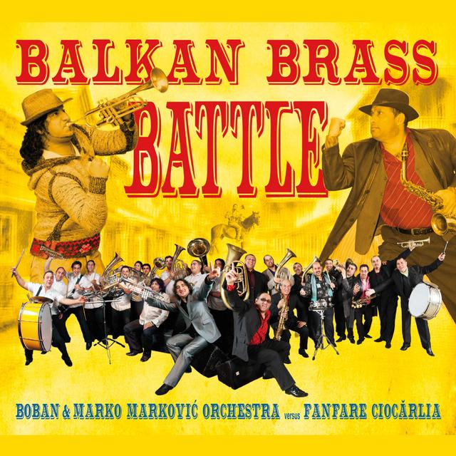 Album cover art for Balkan Brass Battle