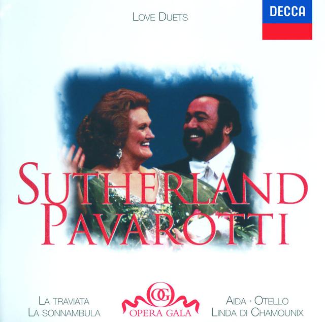 Album cover art for Joan Sutherland / Luciano Pavarotti - Love Duets