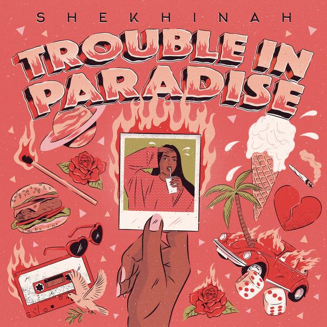 Album cover art for Trouble In Paradise