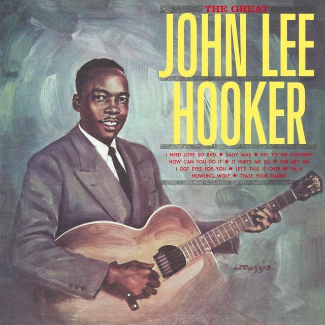 Album cover art for The Great John Lee Hooker