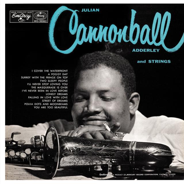 Album cover art for Julian Cannonball Adderley and Strings