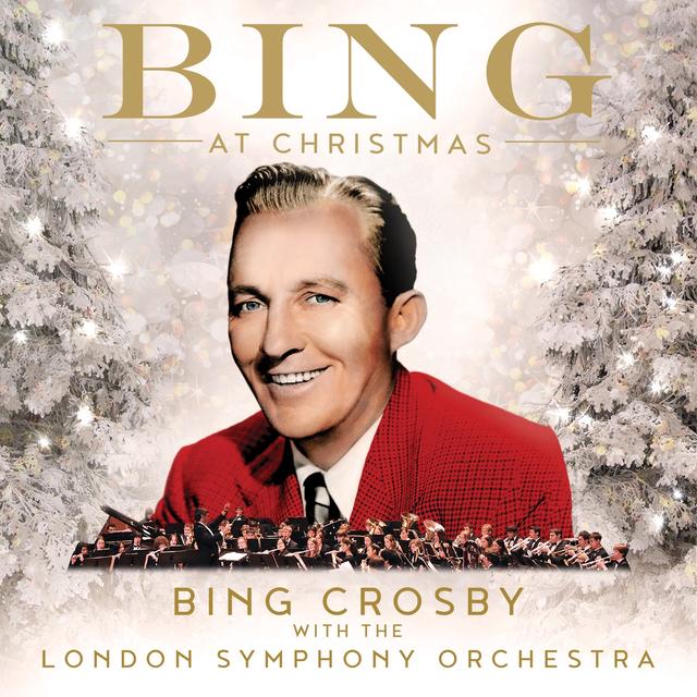 Album cover art for Bing at Christmas