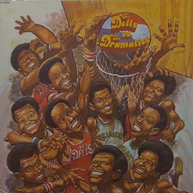 Album cover art for The Dells Vs. The Dramatics