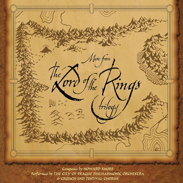 Album cover art for Music from the Lord of the Rings Trilogy