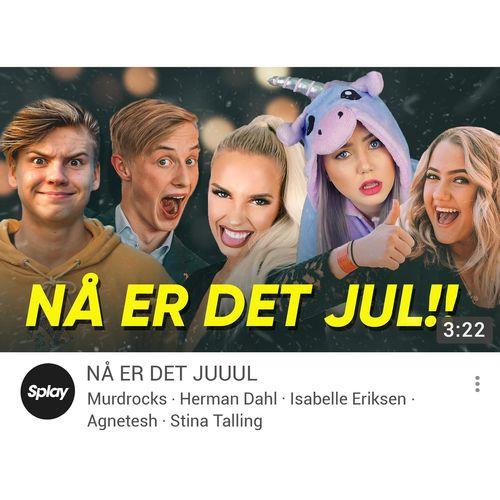 Album cover art for Nå er det jul