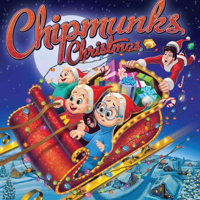 Album cover art for Chipmunks Christmas