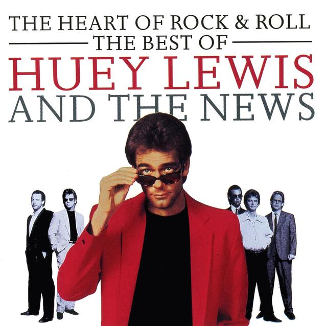 Album cover art for The Heart of Rock & Roll: The Best of Huey Lewis and the News