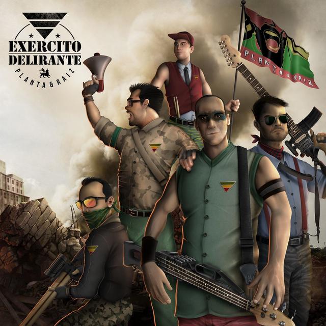 Album cover art for Exército Delirante