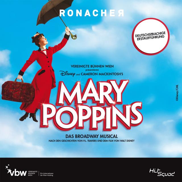 Album cover art for Mary Poppins: Das Broadway Musical