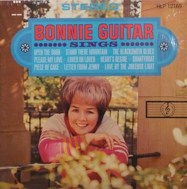 Album cover art for Bonnie Guitar Sings