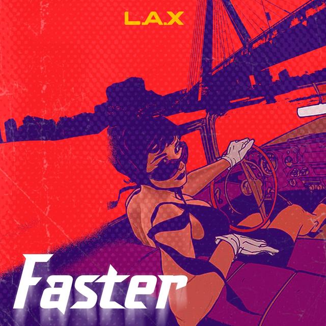 Album cover art for Faster