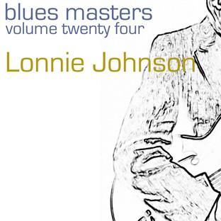 Album cover art for Blues Masters-Lonnie Johnson-Vol. 24