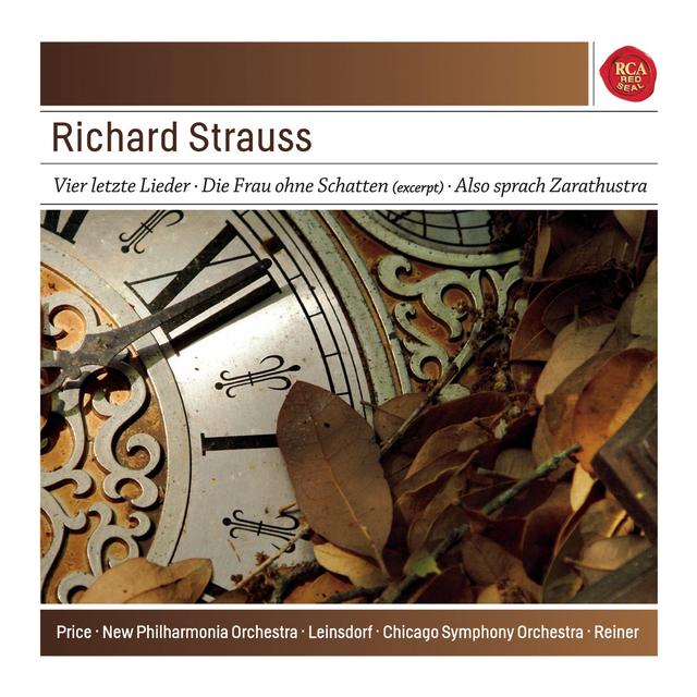 Album cover art for Strauss: Four Last Songs; Die Frau Ohne Schatten; Also Sprach Zarathustra, Op. 30