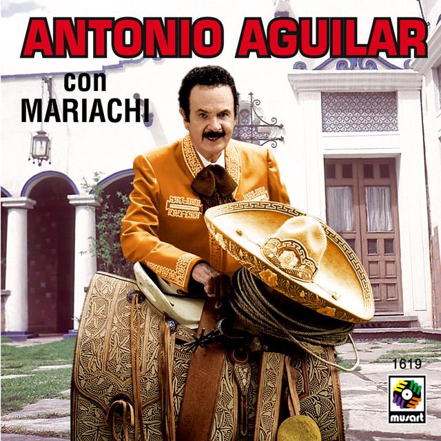 Album cover art for Antonio Aguilar con Mariachi