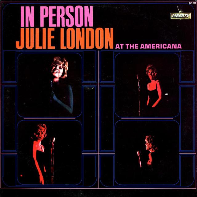 Album cover art for In Person At The Americana