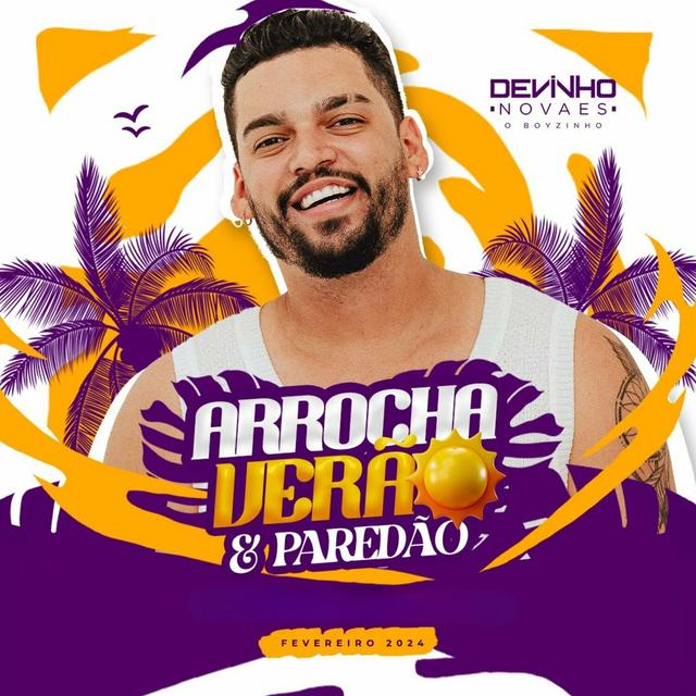 Album cover art for Arrocha Verão & Paredão - Fevereiro 2024