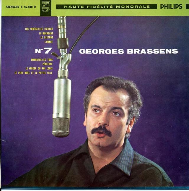 Album cover art for Nº 7 : Georges Brassens