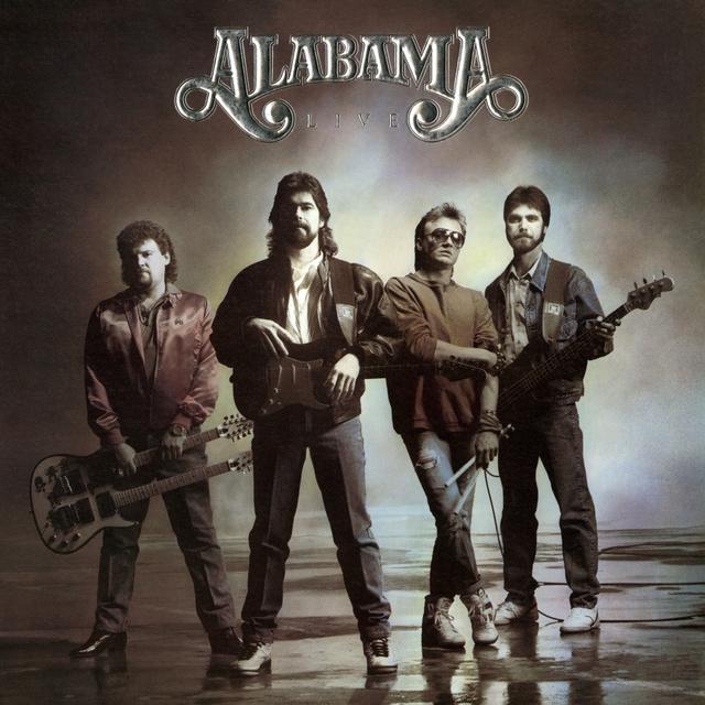 Album cover art for Alabama Live