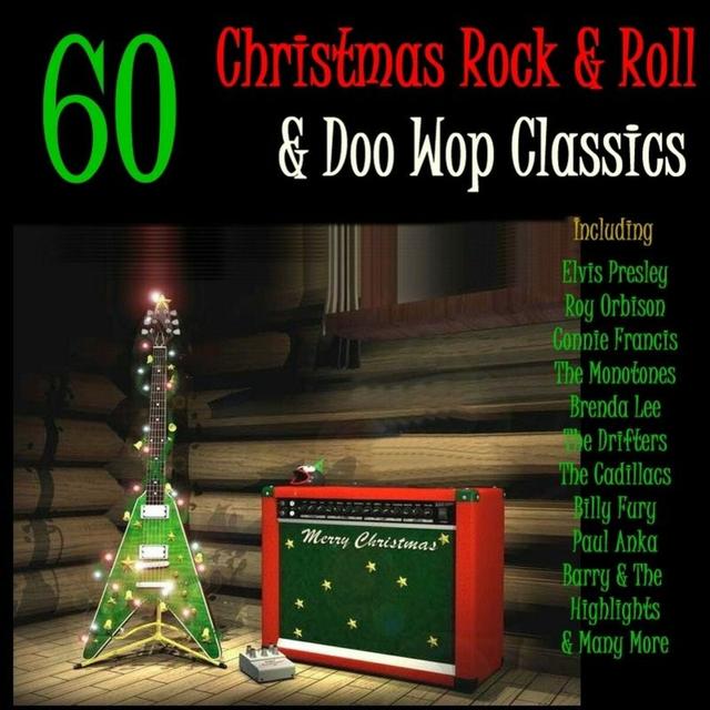 Album cover art for 60 Christmas Rock & Roll Doo Wop Classics