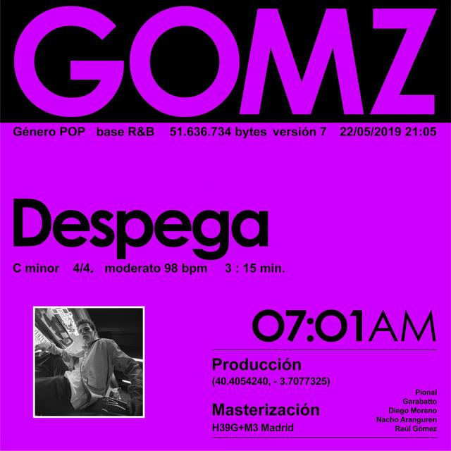 Album cover art for Despega