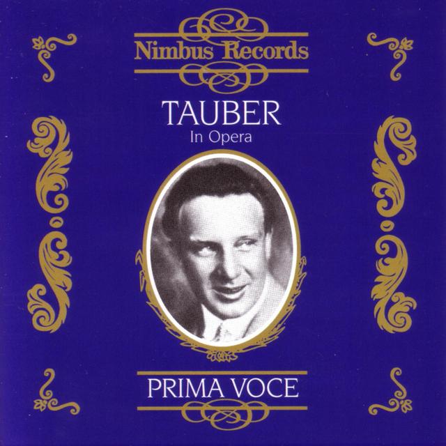 Album cover art for Prima Voce: Tauber In Opera