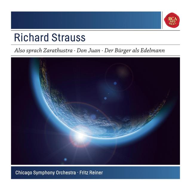 Album cover art for Strauss: Also Sprach Zarathustra, Op. 30; Don Juan, Op. 20; Le Bourgeois Gentilhomme: Suite, Op. 60