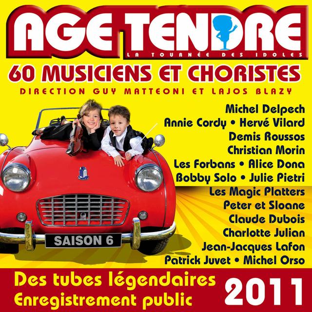 Album cover art for Age tendre… La tournée des idoles, Vol. 6