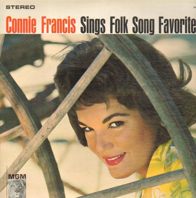 Album cover art for Connie Francis Sings Folk Song Favorites