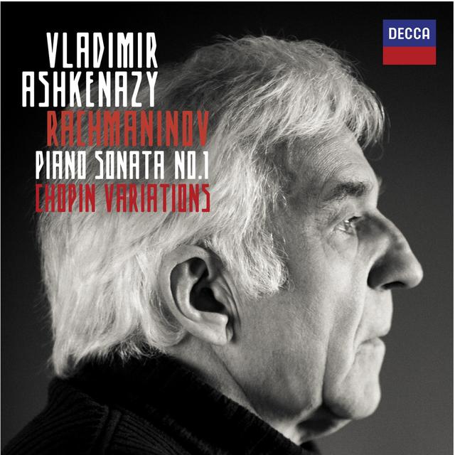 Album cover art for Rachmaninov : Piano Sonata No.1 ; Chopin Variations