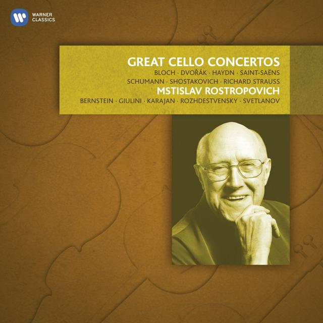 Album cover art for Great Cello Concertos