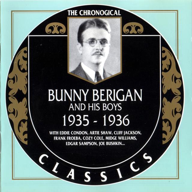 Album cover art for Bunny Berigan: 1935-1936