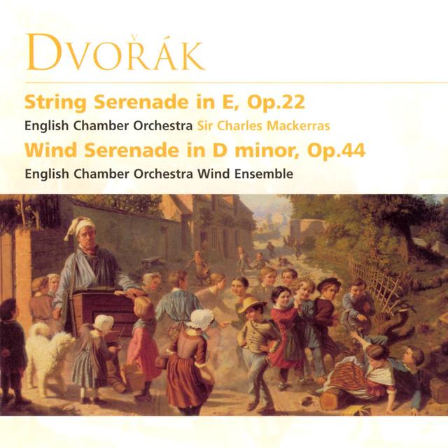 Album cover art for Dvorak: String & Wind Serenades