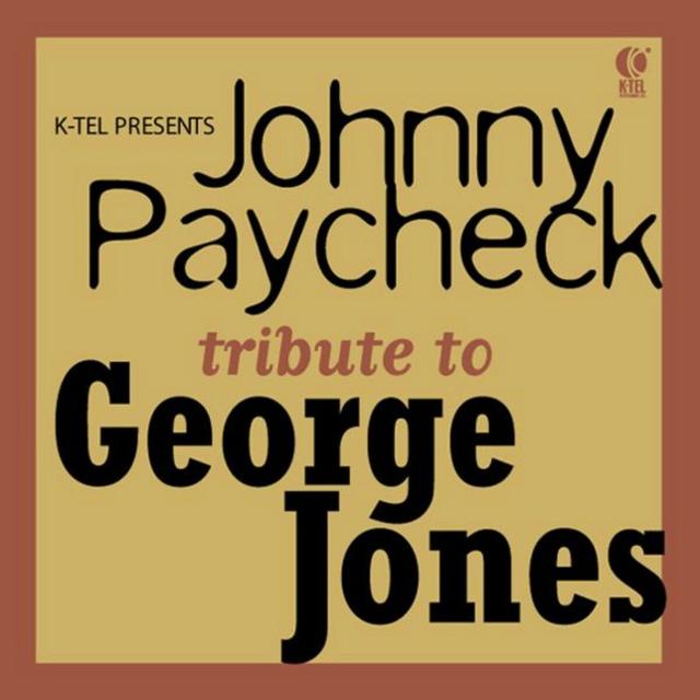 Album cover art for Johnny Paycheck's Tribute to George Jones